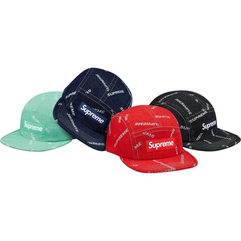Supreme Denim Logo Camp Cap - $46.00