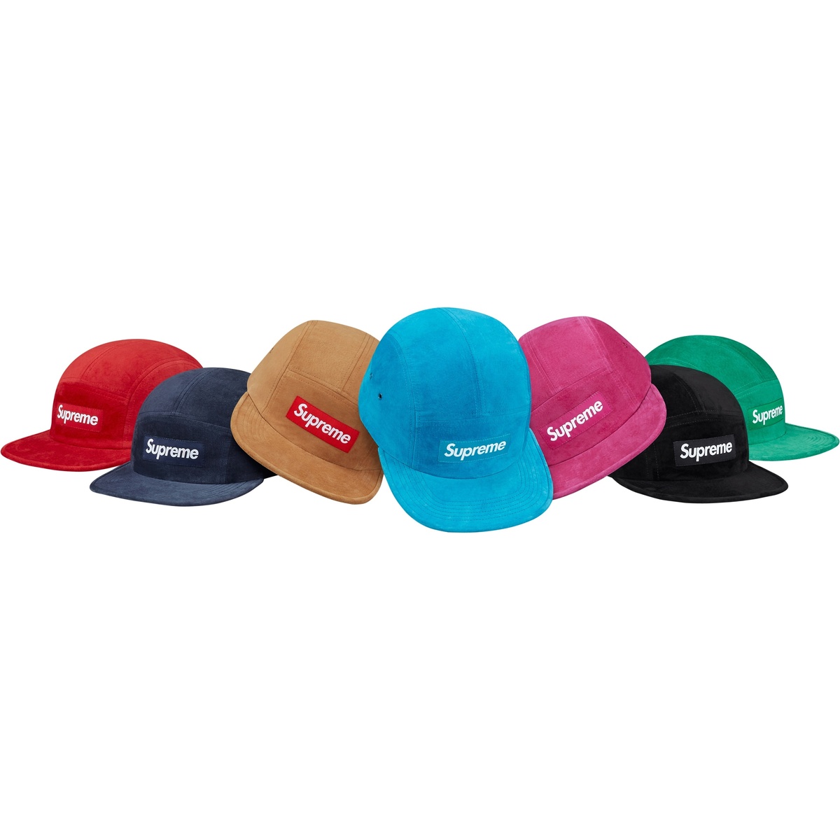Supreme Suede Camp Cap (spring/summer 2017) - $68.00