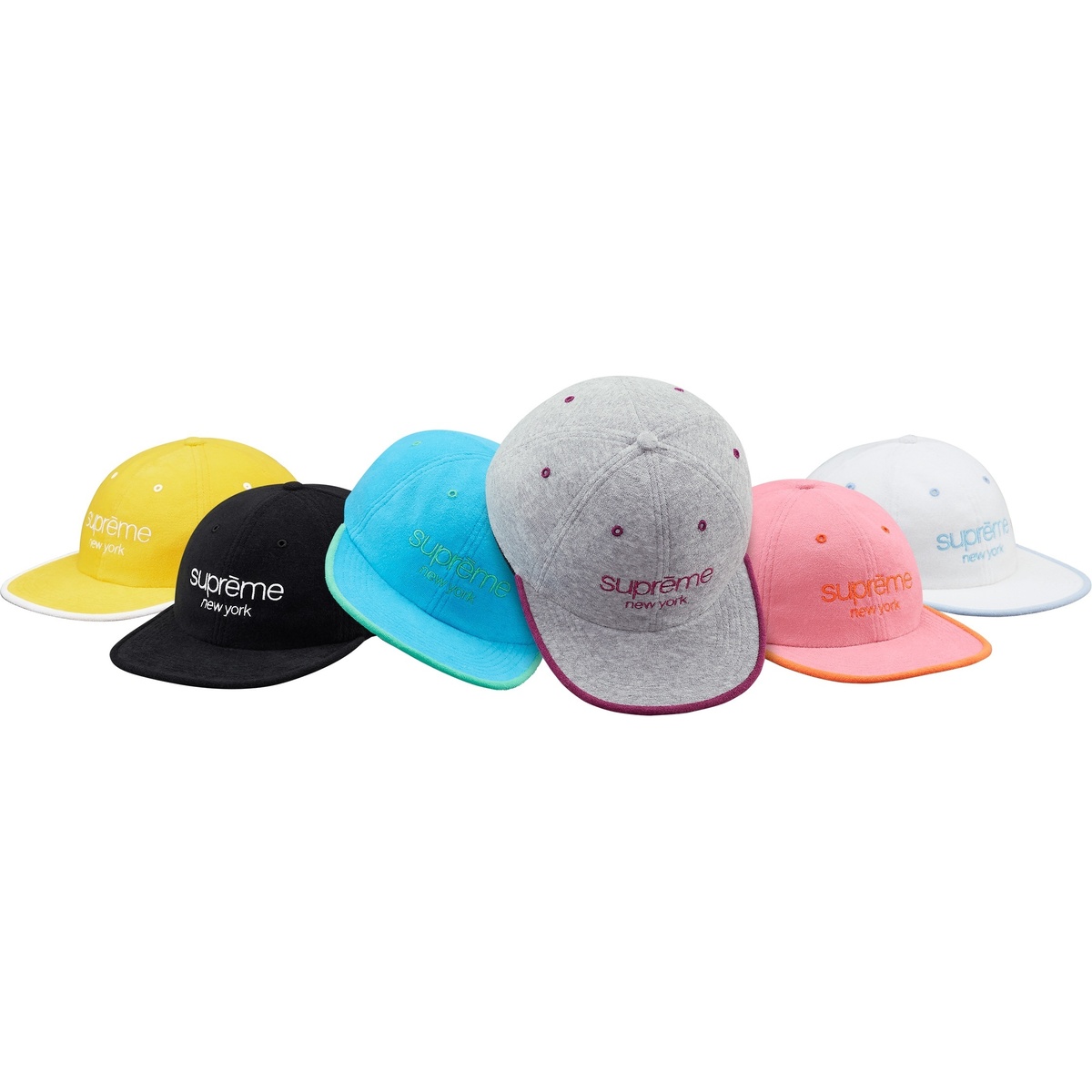 Supreme Terry Classic Logo 6-Panel (spring/summer 2017) - $46.00