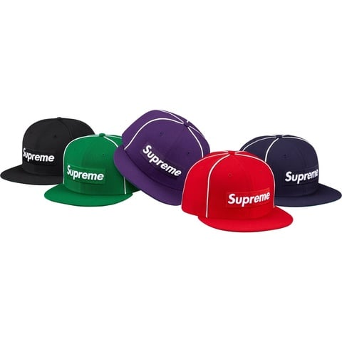 Supreme Box Logo Piping New Era®  - $48.00