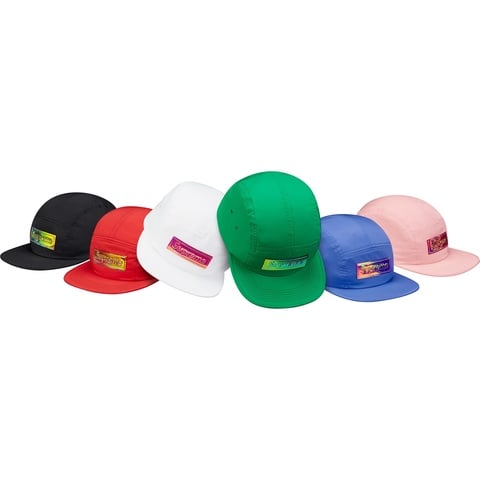 Supreme Iridescent Logo Camp Cap - $46.00
