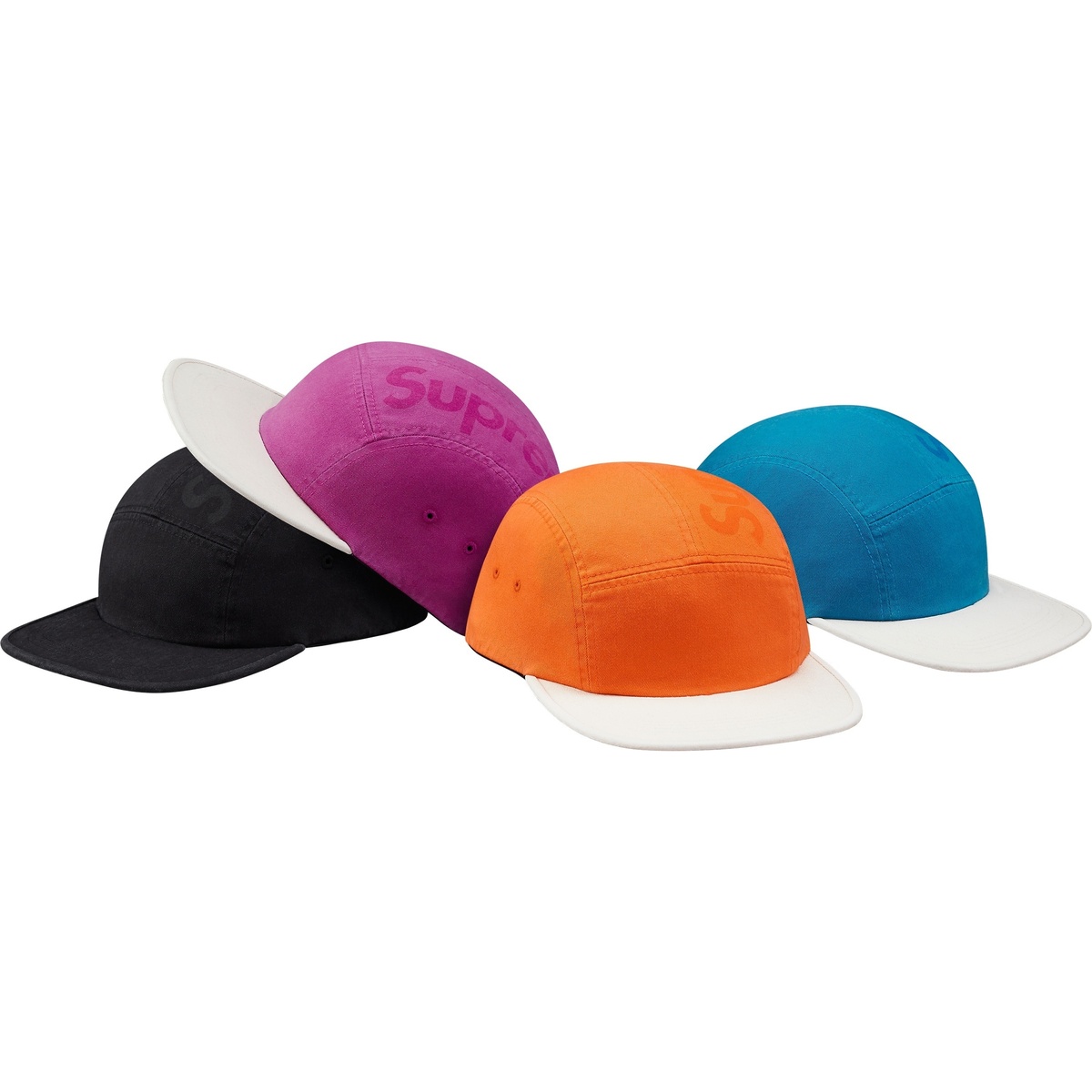 Supreme 2-Tone Twill Top Panel Camp Cap (spring/summer 2017) - $44.00