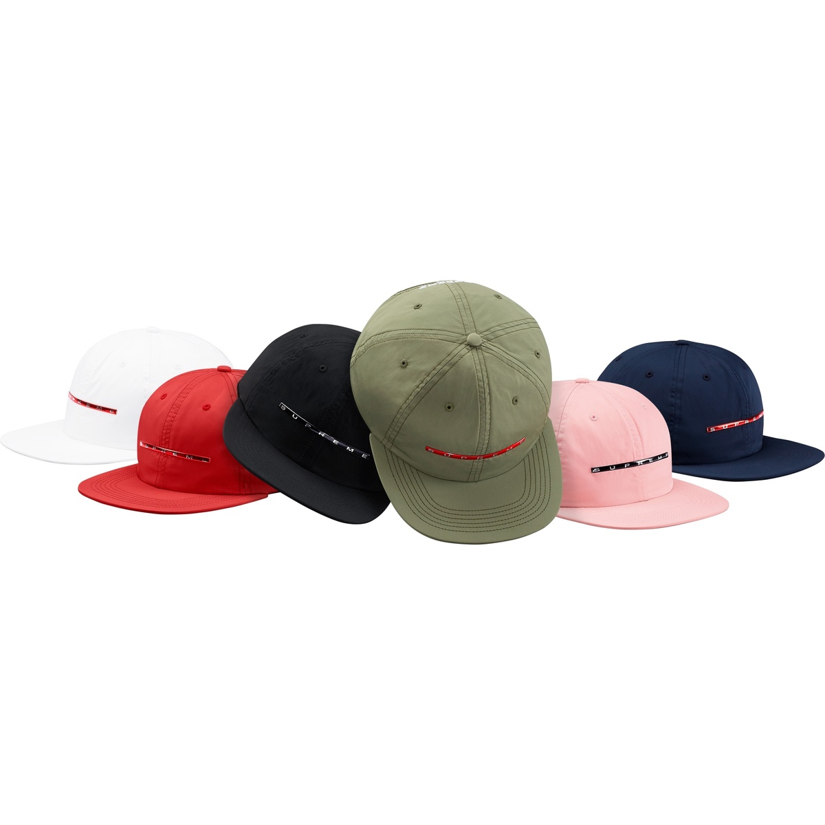 Supreme Chrome Stripe 6-Panel (spring/summer 2017) - $46.00