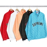 Supreme Arc Logo Quilted Half Zip Pullover (SS17)
