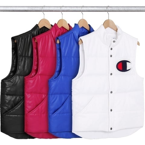 Supreme®/Champion® Puffy Vest - spring/summer 2017 - Supreme