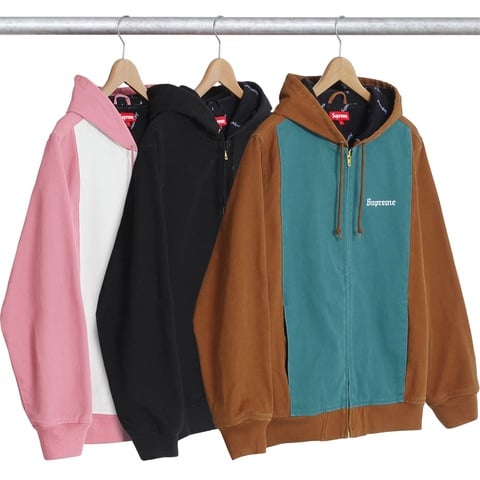 ジャケット・アウター Supreme Hooded Work Shirt Supreme AOI Hooded Work Jacket 'Black Multi-Color' SUP-SS24-185