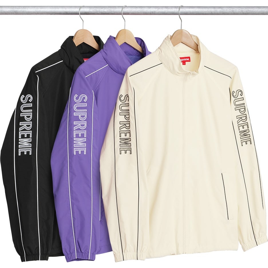 Supreme Striped Logo Windbreaker (spring/summer 2017) - $158.00