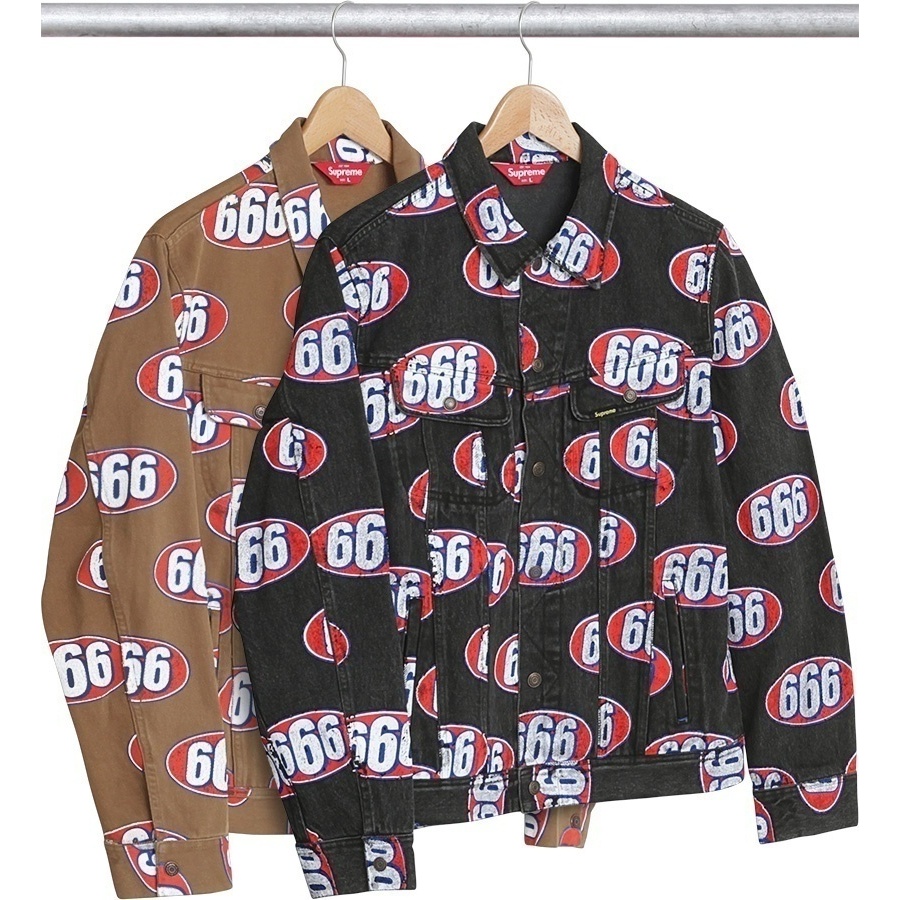 666 Denim Trucker Jacket - spring/summer 2017 - Supreme