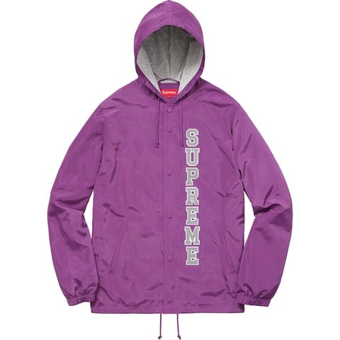 Supreme Vertical Logo Hooded Coaches Jacket - Colorway
