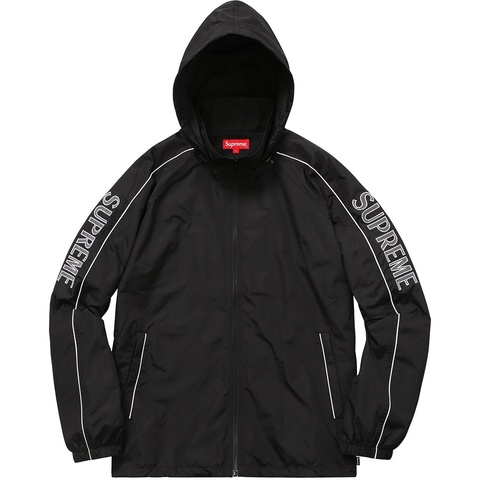 【完売品】supreme Striped Logo Windbreaker Striped Logo Windbreaker - spring/summer 2017 - Supreme