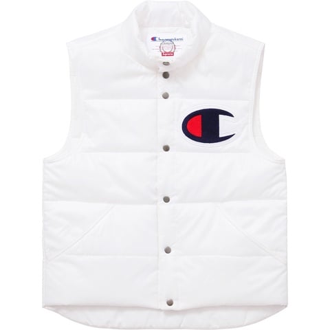 Supreme®/Champion® Puffy Vest - spring/summer 2017 - Supreme