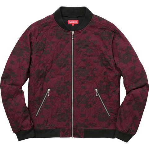 最終価格　Supreme Quilted Lace Bomber Jacket Quilted Lace Bomber Jacket - spring/summer 2017 - Supreme