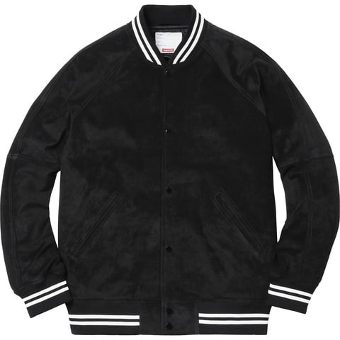 Suede Varsity Jacket - spring/summer 2017 - Supreme