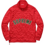 Supreme Arc Logo Quilted Half Zip Pullover (SS17)