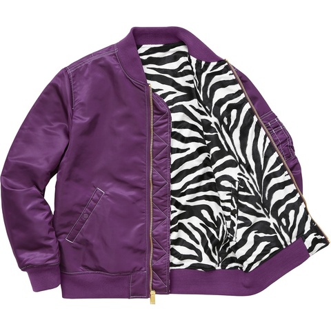 Contrast Stitch Reversible MA-1 Jacket - Supreme