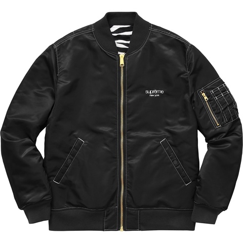 Contrast Stitch Reversible MA-1 Jacket - Supreme
