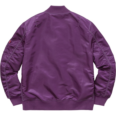 ジャケット・アウター Supreme Contrast Stitch Reversible MA-1 Supreme - Contrast Stitch Reversible MA-1 Jacket - UG.SHAFT