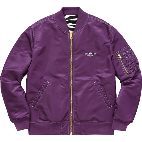 Contrast Stitch Reversible MA-1 Jacket - Supreme