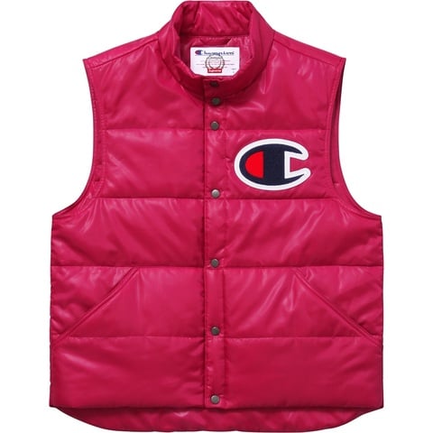 Supreme®/Champion® Puffy Vest - spring/summer 2017 - Supreme