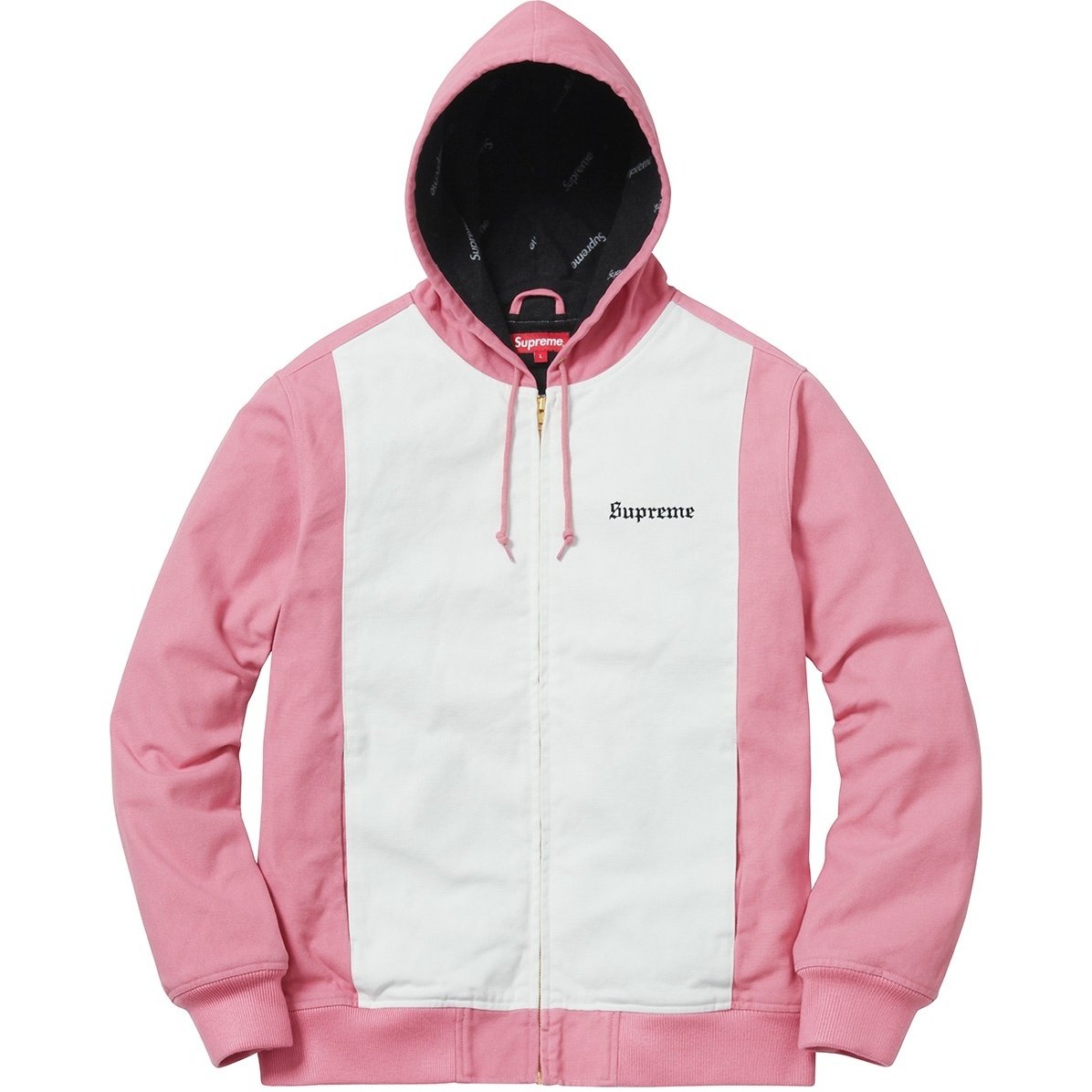 Supreme 2-Tone Hooded Work Jacket  (SS17) - $158