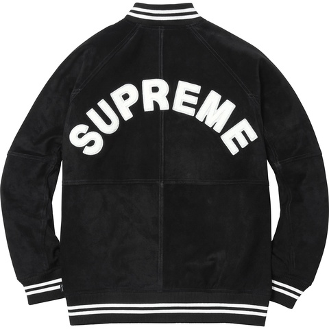 Suede Varsity Jacket - spring/summer 2017 - Supreme