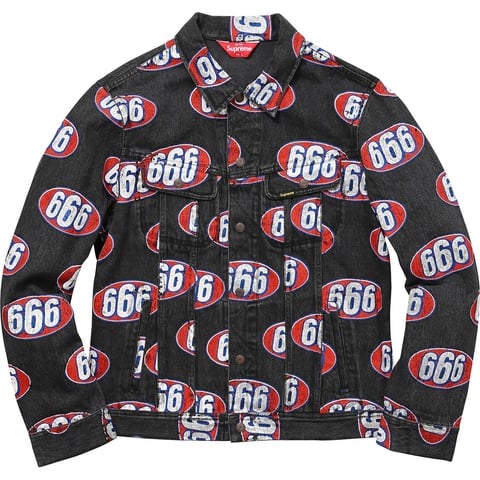 Supreme 666 Denim Trucker Jacket - Colorway