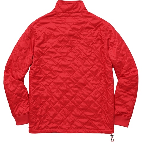 Supreme Arc Logo Quilted Half Zip Pullover - Colorway