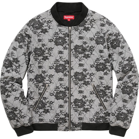 ジャケット・アウター supreme Quilted Lace Bomber Jacket Quilted Lace Bomber Jacket - spring/summer 2017 - Supreme