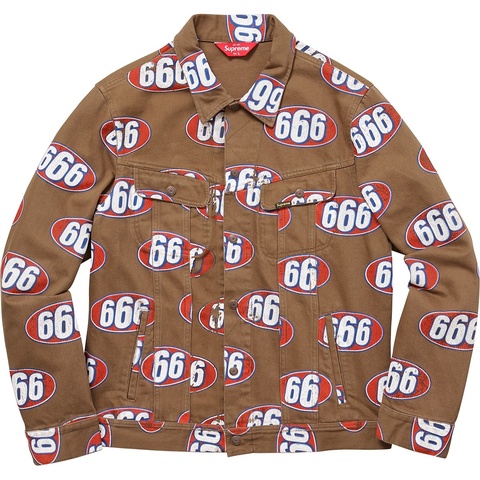 666 Denim Trucker Jacket - spring/summer 2017 - Supreme