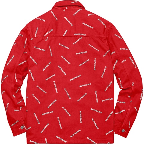 Supreme Denim Logo Chore Coat - Colorway
