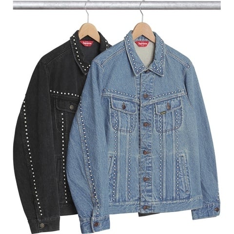 Studded Denim Trucker Jacket - spring/summer 2017 - Supreme