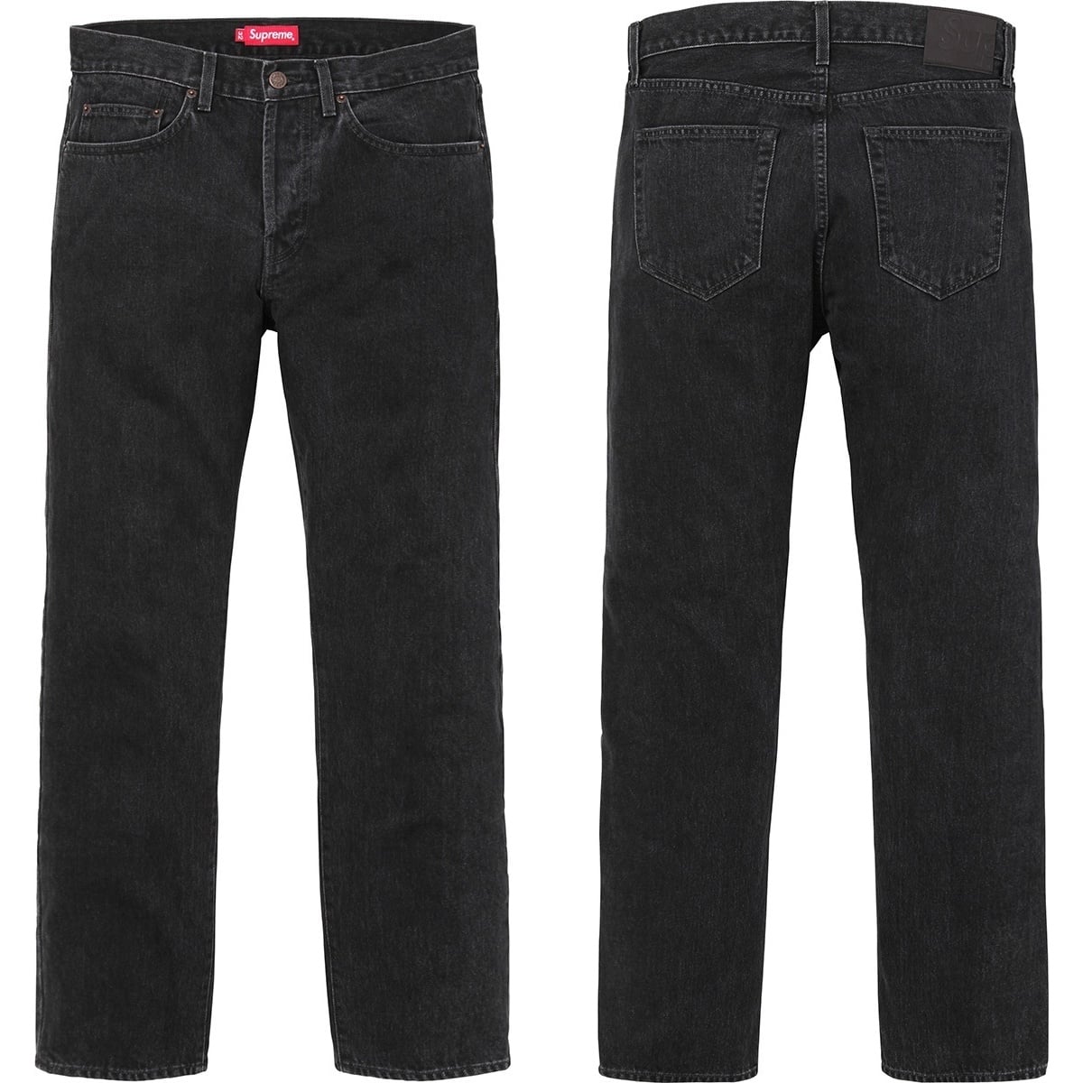 Stone Washed Black Slim Jeans - spring/summer 2017 - Supreme