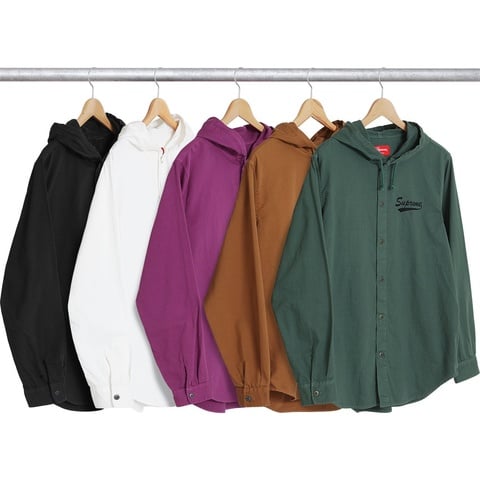 Supreme Hooded Shirt - $128.00