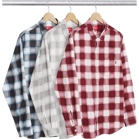 Supreme Printed Plaid Flannel Shirt - $118.00