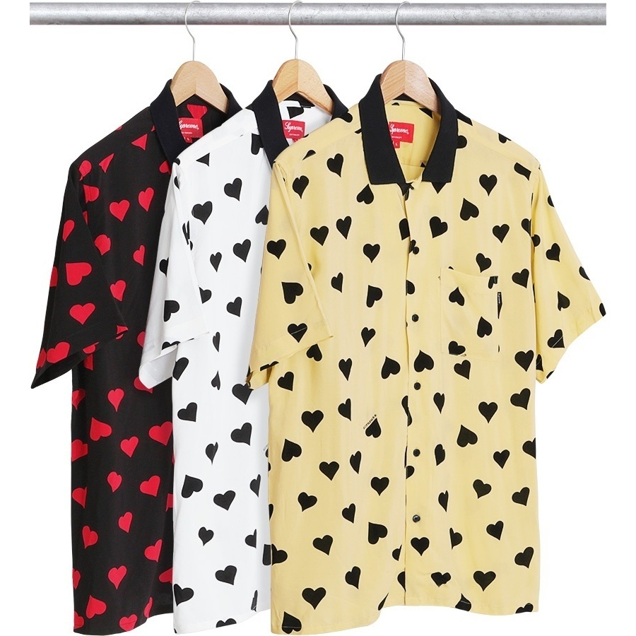 Supreme Hearts Rayon Shirt (spring/summer 2017) - $128.00