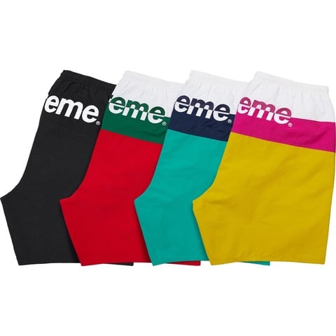Split Logo Water Short - spring/summer 2017 - Supreme