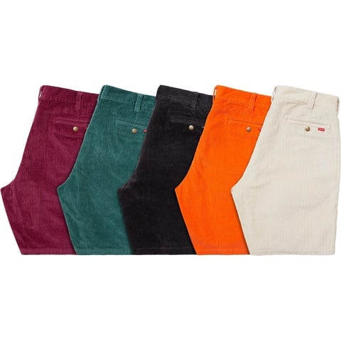Supreme Wide Wale Corduroy Work Short - $128.00