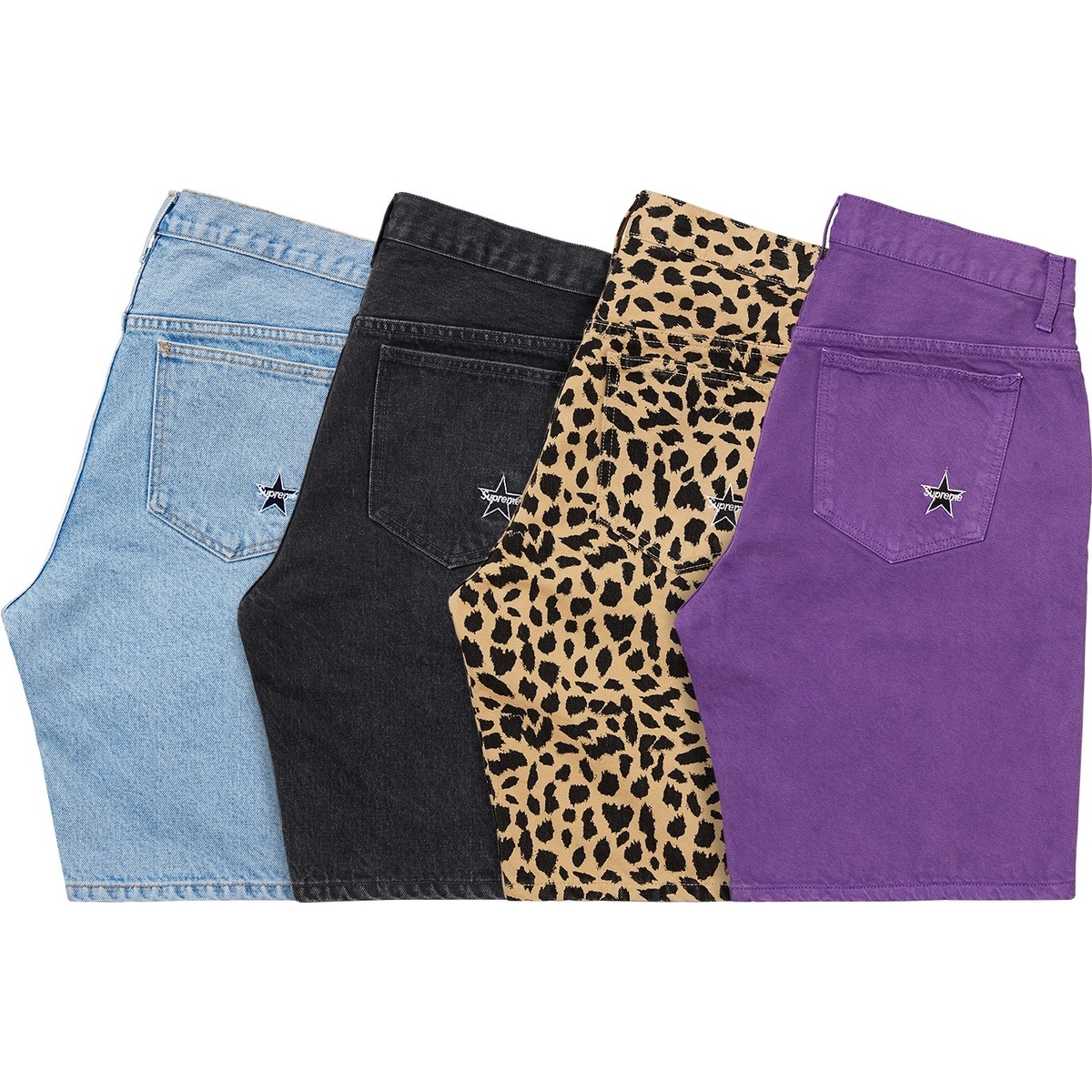 Supreme Washed Denim Short (spring/summer 2017) - $136.00