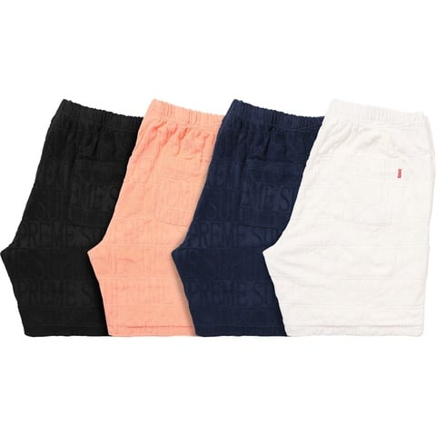 Logo Stripe Terry Short - spring/summer 2017 - Supreme