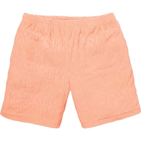 Supreme Logo Stripe Terry Short - Colorway
