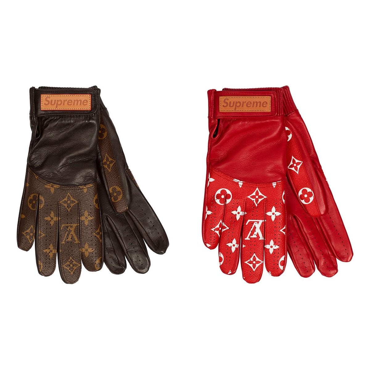 Supreme/Louis Vuitton Baseball Gloves