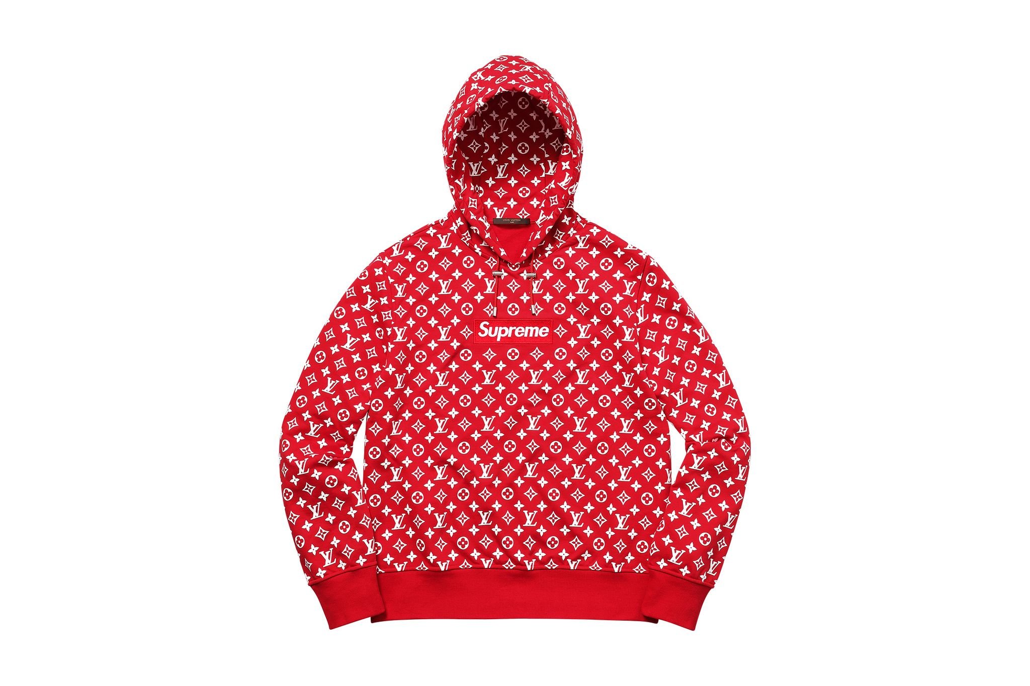 Supreme/Louis Vuitton Box Logo Hooded Sweatshirt - Supreme