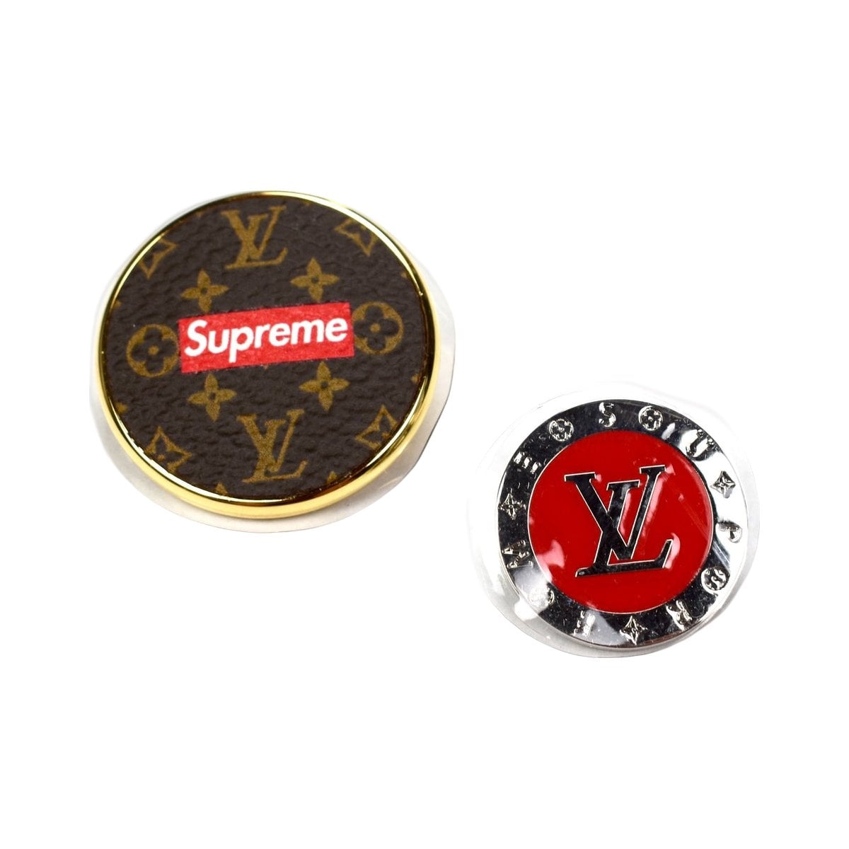 Supreme/Louis Vuitton City Badge Brooches