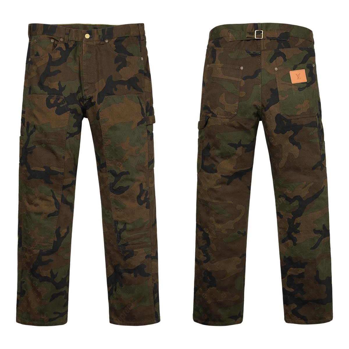 Supreme/Louis Vuitton Jacquard Denim Carpenter Pant