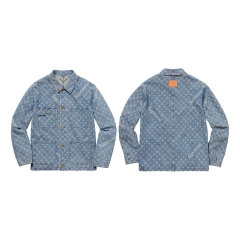Supreme Supreme/Louis Vuitton Jacquard Denim Chore Coat - $1375.00