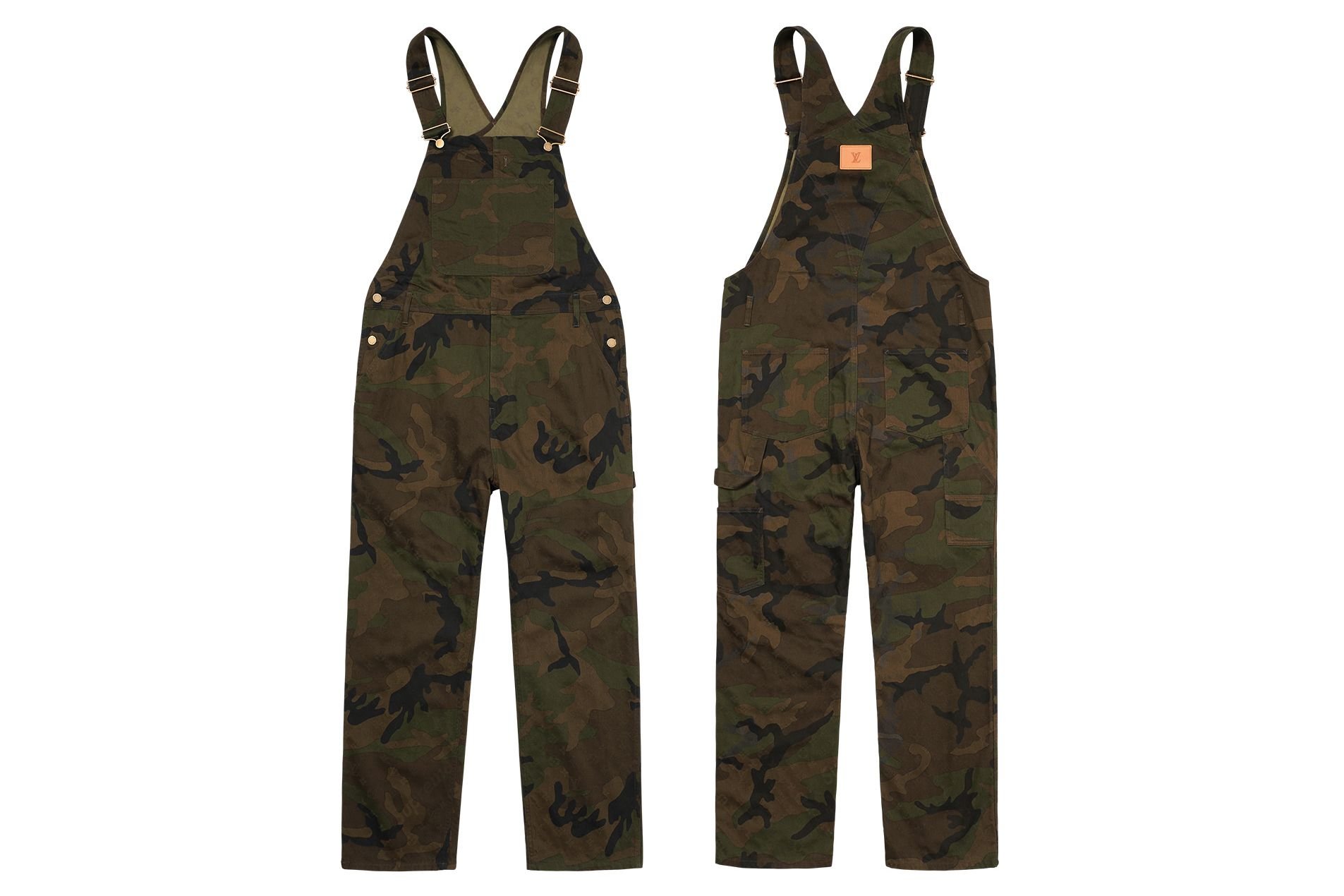 Supreme/Louis Vuitton Jacquard Denim Overalls (Camo) - Supreme