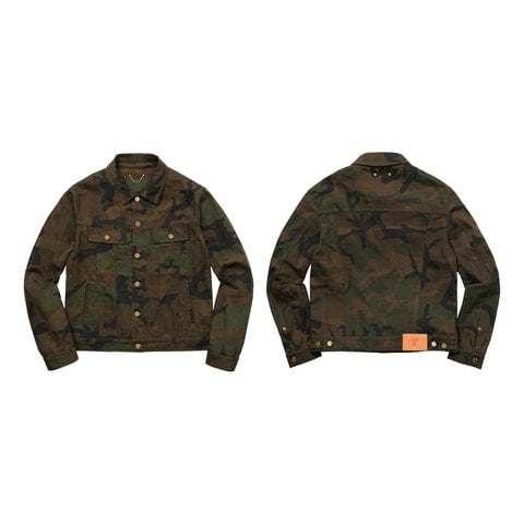 Supreme Supreme/Louis Vuitton Jacquard Denim Trucker Jacket (Camo) - $2185.00