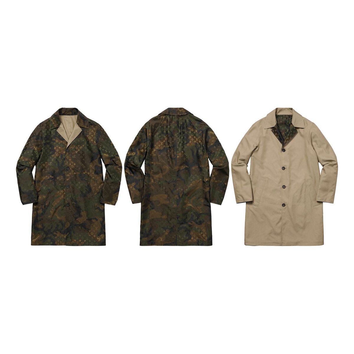 Supreme/Louis Vuitton Reversible Trench Coat