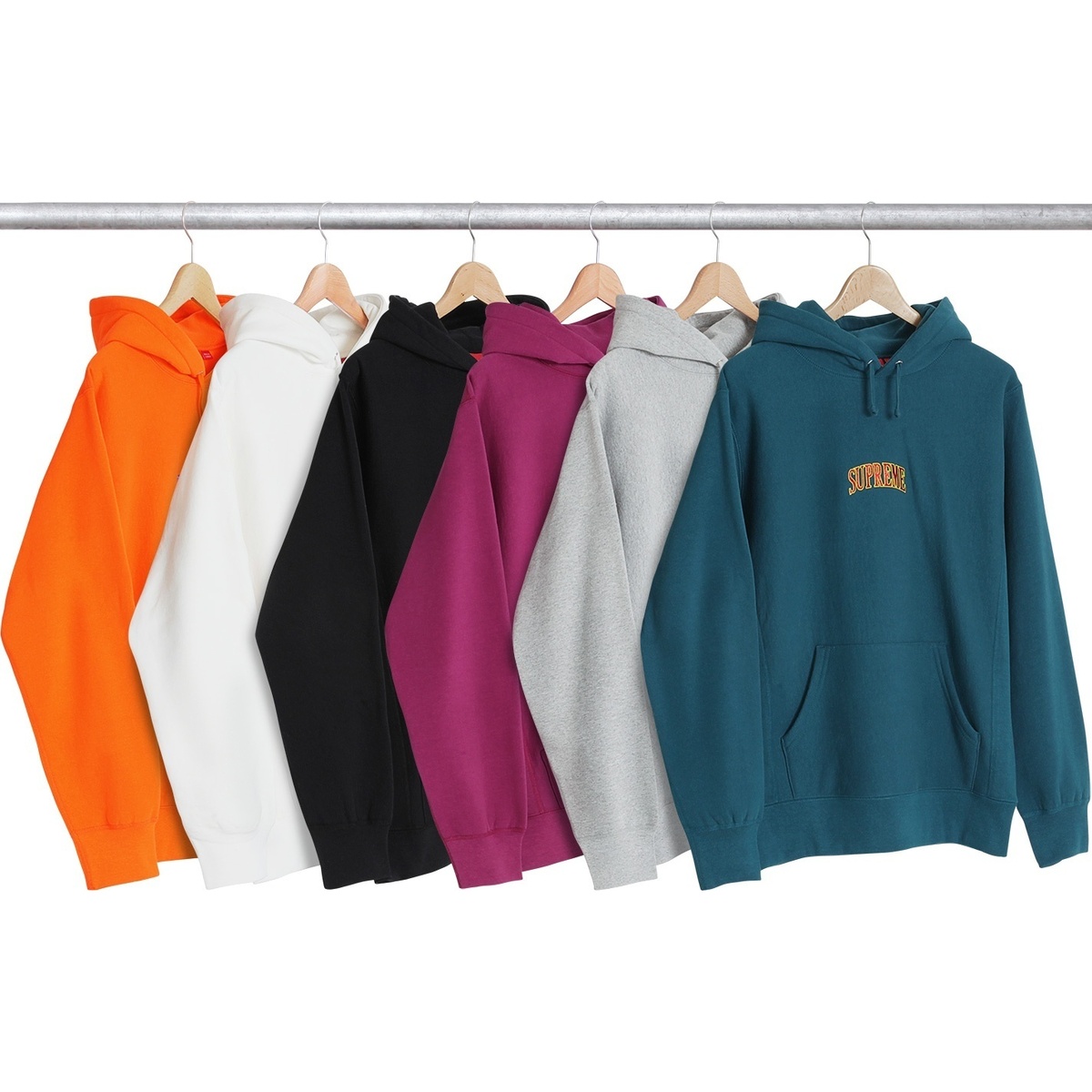 Glitter Arc Hooded Sweatshirt - spring/summer 2017 - Supreme