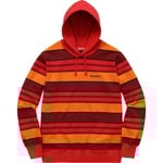 Supreme Striped Hooded Crewneck (SS17)